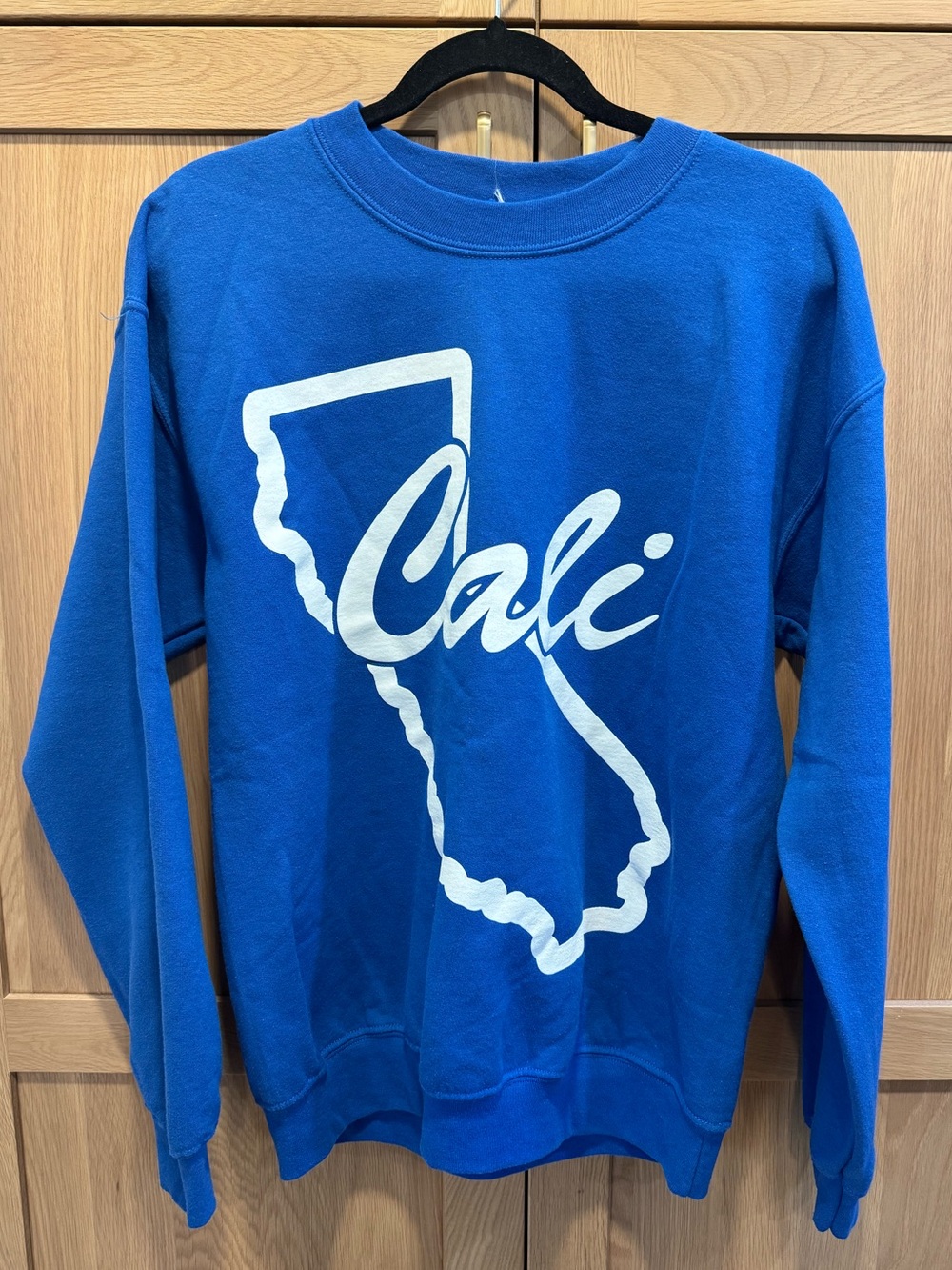 Vintage Cali Graphic Crewneck Sweater - Royal Blue - Made in USA